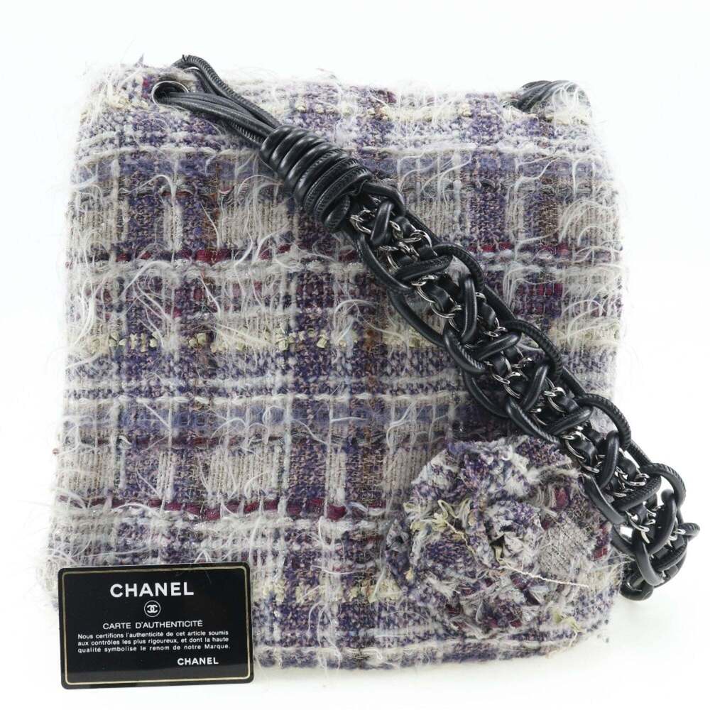 CHANEL Purple Shoulder Bag - Picture 9 of 9